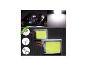 Aluminum T10 Dome Festoon Car Interior License Plate Cob Led Light Lamp 3 Adapter