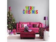 Removable Wall Stickers Art Decals Mural Diy Wallpaper For Room Decal 1pcs Merry Christmas 1pcs Christmas Tree