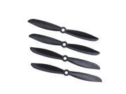 GoolRC 2 Pairs 6045 Nylon CW CCW Black Propeller Props Prop with Propeller Adapter for FPV 250 Quadcopter