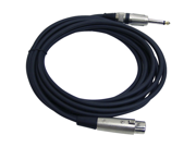 15ft. Professional Microphone Cable 1 4 Male to XLR Female