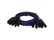PYLE PRO PPSN811 8 Channel Snake Cable 10ft