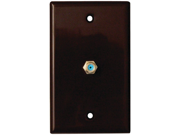 DATACOMM ELECTRONICS 32 2024 BR 2.4GHz Coaxial Wall Plate Brown