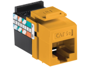 Leviton 41108 RY5 QuickPort Snap In Cat. 5 Jack Yellow