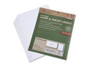 SKILCRAFT 7530015789293 7530 01 578 9293 Shipping Label 2 Width x 4 Length 25 Pack Rectangle 10 Sheet Laser Inkjet Bright White