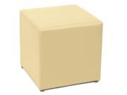 Alera WE Series Collaboration Seating Cube Bench 18 x 18 x 18 Almond