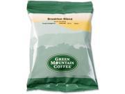 Green Mountain Coffee Roasters T4432 Breakfast Blend Coffee Regular Light Mild Ground 100 Carton