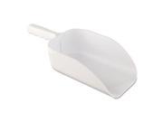 Adcraft KS14 Plastic Scoop 82 oz White 14 L 5 3 4 W Bowl