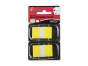 Self Stick Flags Repositionable 100 PK 1 x1 3 4 Yellow