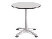 Cha Cha Sitting Height Table Base X Style Steel 29 High Metallic Gray