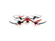 NextX F1 RC Quadcopter With Headless Mode, HD Camera, 4G Memory Card, 4CH 2.4GHz 6-Gyro,two batteries Red