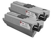 Laser Tek Services 2 Pack of Okidata 44469801 (Black) Standard Yield Compatible Replacement Cartridges Laser Tek Services 2 Pack of Okidata 44469801 (Black) Standard Yield Compatible Replacement Cartridges