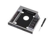 Universal 12.7mm SATA 2nd HDD HD Hard Drive Caddy Adapter For Laptop CD DVD ROM Optical Bay HP DELL Thinkpad Sony Toshiba ASUS Fujitsu Acer etc.