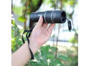 Black Dual Focus 18 x 52mm HD Optics Super Clear Telescope Zoom Green Optic Lens Armoring Monocular for Golf Camping Hiking Fishing Birdwatching Concerts