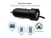 Mpow Wireless Bluetooth Streambot Oval FM Radio Car Kit Transmitter with USB Car Charger 3.5mm Audio Plug for iPhone 6 Plus 6 5S 5C 5 4S Samsung Galaxy S6 S5 S