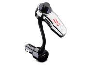 Mpow Streambot Flex Wireless Car Stereo Bluetooth FM Transmitter Radio Adapter Car Kit with Hands Free Calling Music Control