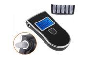 Police Digital Portable Analyzer Breath Alcohol Tester Breathalyzer With Mouthpieces