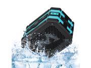 Mpow Armor Portable Bluetooth Speaker and 5W Strong Drive Passive Radiator with Emergency Power Surpply for Waterproof Shockproof and Dustproof Outdoor Shower M
