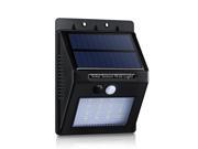 Patazon 16LED Solar Panel Powered Motion Sensor Lamp Outdoor Light Garden Security Light 320lm