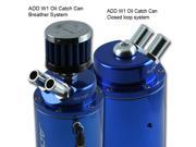 ADD W1 UNIVERSAL OIL CATCH TANK CAN + breather 9mm + 15mm 