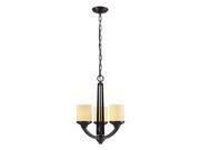 Elk Lighting Cordova 3 Light Chandelier in Oiled Bronze - 14096-3