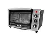 Black Decker TO3230SBD Black 6 Slice Convection Toaster Oven