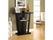 Monarch Specialties Cappuccino 32 L Hall Console Accent Table i2540