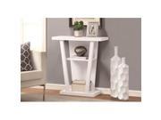 Monarch Specialties White 32 L Hall Console Accent Table i2560