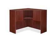 Lorell Essentials Series Mahogany Lam. Desking Mahogany LLR69920