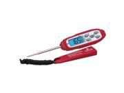 Taylor Grillworks Waterproof Digital Instant Read Thermometer Red