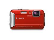 Panasonic Lumix DMC-TS25 Digital Camera (Red)