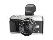 Olympus E-P5 PEN Mirrorless Digital Camera with 17mm f/1.8 Lens and VF-4 Viewfi
