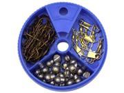 Eagle Claw Sinkers Hooks and Swivels Assorted Pack