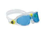 Aqua Sphere Seal Kid 2 Blue Lens Swim Goggles Translucent Lime