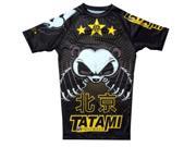 UPC 619159288681 product image for Tatami Fightwear Chinese Panda Short Sleeve Rashguard - Medium - Black | upcitemdb.com