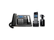 RCA 25270RE3 includes a 2 line corded base DECT 6.0 cordless handset and DECT 6.0 wireless headset for hands and wire free conversations.