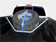 N Fab BM1TCBK Bed Mounted Tire Carrier
