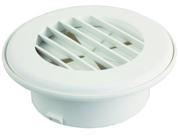 Jr Products Hv4Dpw A Polar White 4 Dampered Heat Vent