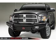 Fab Fours Dr06 S1161 1 Black Steel Front Ranch Bumper