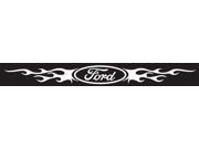 Chroma Graphics 3703 Ford Logo W Flames Windshield Decal