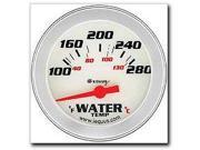 Performance 2 5 8 White Face Electric Water Temperature Gauge 8462