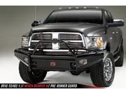 Bumper Black Steel Ranch Front Fab Fours DR03 S1062 1
