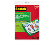 Self Sealing Laminating Sheets 6.0 mil 8 1 2 x 11 10 Pack