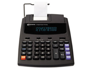 16000 Two-Color Roller Printing Calculator, 12-Digit Fluorescent, Blac