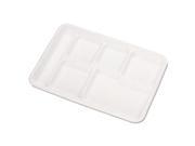 Heavy Weight Molded Fiber Cafeteria Trays 6 Comp 8 1 2 X 12 1 2 500