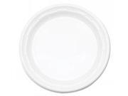 Famous Service Plastic Dinnerware, Plate, 6", White