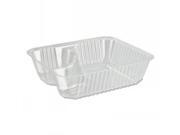 Clearpac Nacho Plas Cntnr Sm 2comp Cle 4/125