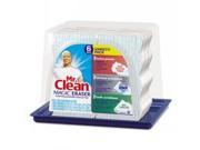 Mr. Clean 80393 Magic Eraser Foam Pad 2 2 5 x 4 3 5 Variety Pack White Blue 6 Pack