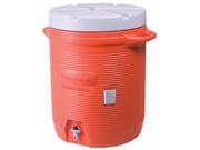 7 Gal Orange Plastic Water Cooler 1655