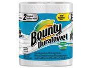 Bounty 84877 DuraTowel Paper Towels 2 Ply 11 x 11 48 Roll 24 Roll Carton