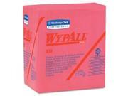 WYPALL X80 Wipers 1 4 Fold HYDROKNIT 12 1 2 x 13 Red